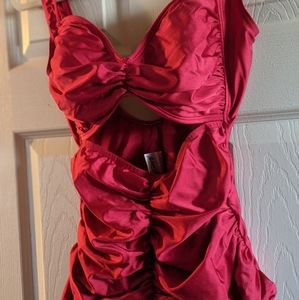 Vintage suits by Mary red pinup swimsuit